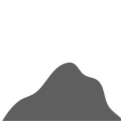 Hand Drawn Stone in Flat Style