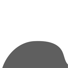 Hand Drawn Stone in Flat Style