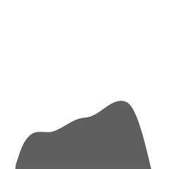 Hand Drawn Stone in Flat Style