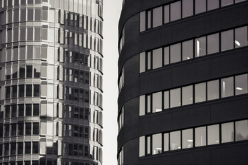 Obraz premium City streets and buildings - Generative AI