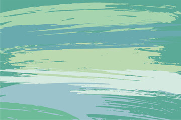 Abstract green background with gradient brush stroke effect. Best template illustration.