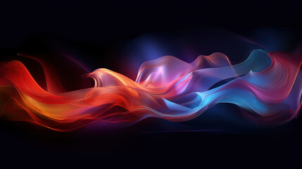Obraz premium Abstract light smoke background for presentation