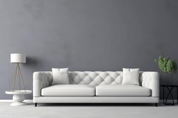 Contemporary Elegance: Beautiful Modern White Sofa