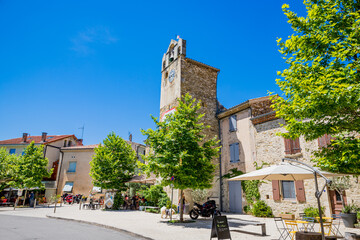 Dans le village de Saou dans la Drôme