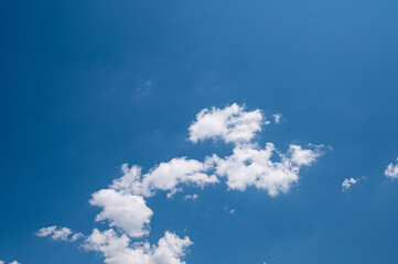 blue sky with clouds