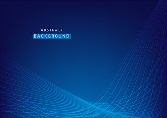 Modern blue background template. Abstract line high tech frame. Concept technology, futuristic, big data, Ai, network, business, online, financial, presentation, banner, ads