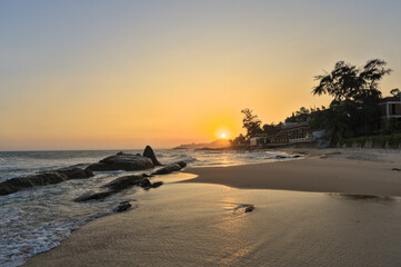 Mui Ne Beach at Sunset, Mui Ne, Vietnam