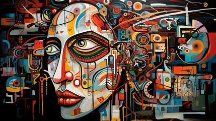 Nervous breakdown,hopelessness, negative emotions, depression and pain in your mind .Generative AI