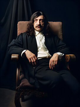 AI-Generated Portrait of Rene Descartes