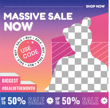 Maximizing Your Sales with Eye-Catching Flash Sale Social Media Banner Design