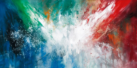 An abstract background representing Italy - Generative AI