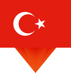 Turkey national flag.