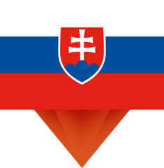 Slovakia national flag.