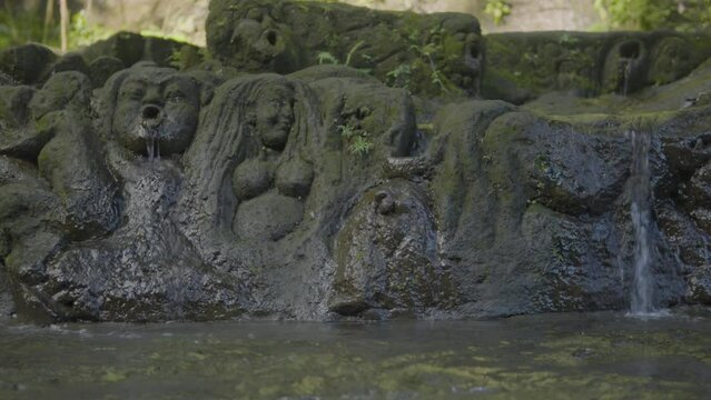 religious structures carved in rocks