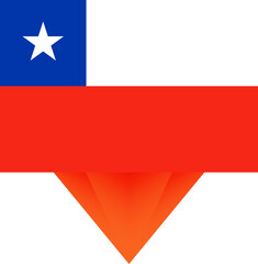 Chile national flag.
