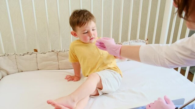 The doctor recommended a specific pills for the baby condition to be taken at home. Kid aged about two years (one year eleven months)
