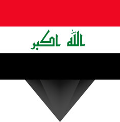 Iraq national flag.