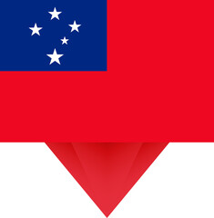 Samoa national flag.