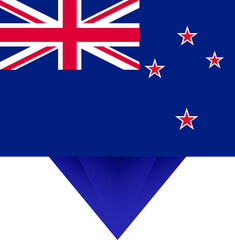 New Zealand national flag.