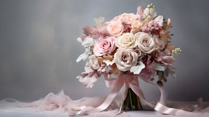 Blumenmeer der Liebe: Ein zauberhafter Brautstrauß für die Hochzeit