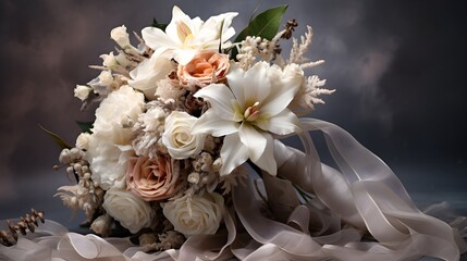 Blumenmeer der Liebe: Ein zauberhafter Brautstrauß für die Hochzeit