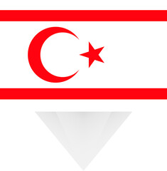 Northern Cyprus national flag.