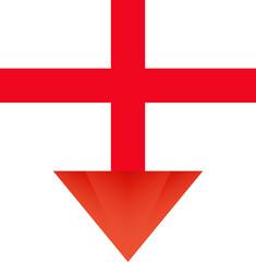 Obraz premium England national flag.