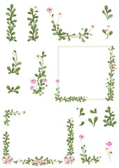 Daisy - Gänseblümchen, Aquarell Illustration watercolor Clipart Blume Hochzeit Flower handmadecards kartengestaltung Muster pattern © johnesorge