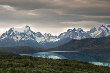 Fototapeta na wymiar Overview of Chilean Patagonia, Torres del Paine