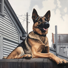 german shepherd dog