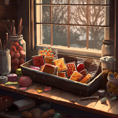 breakfast in the garden