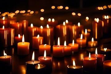 candles in the dark