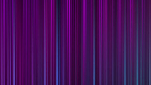  flickering violet horizontal lines for vertical video. Shiny sparkle beams in striped background animation.