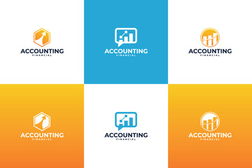 Modern Accounting and finance logo design.