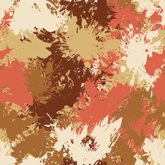 Obraz premium Seamless multicolored background of spots. Abstract color texture for printing and design. Repetitive backdrop for websites, posters, fabric