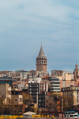 Fototapeta na wymiar Galata Tower in Turkey