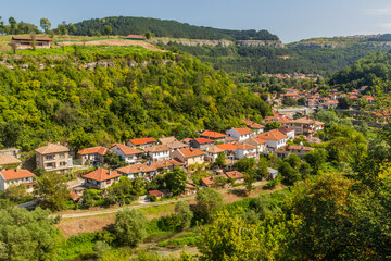 Fototapeta na wymiar Valley in Veliko Tarnovo town, Bulgaria