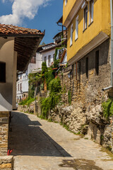 Street in Veliko Tarnovo town, Bulgaria