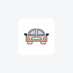 Car, Automobile, Transport Vector Awesome Fill Icon