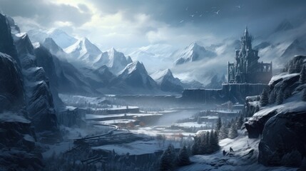 Stunning Winter Game Art