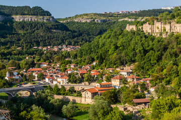 Veliko Tarnovo town with Tsarevets fortress, Bulgaria
