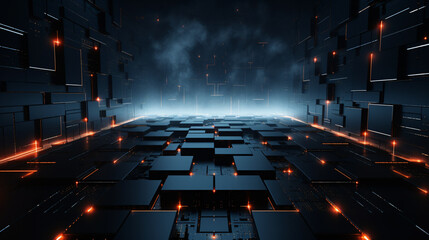 Wallpaper Dark Futuristic Hightech Backgrounds