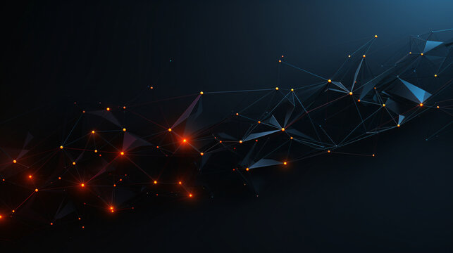 Fototapeta Wallpaper Dark Futuristic Hightech Backgrounds