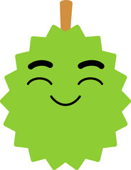 Durian Face Close Eye Smile