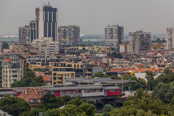Obraz premium Skyline of Plovdiv, Bulgaria