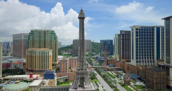 Macau city skyline