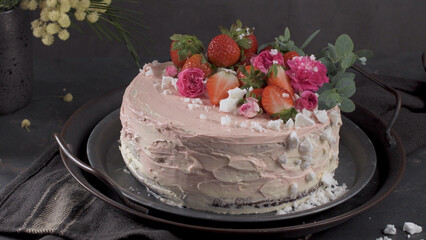 Strawberry cake