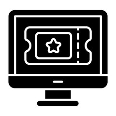 Successful Booking Glyph Icon