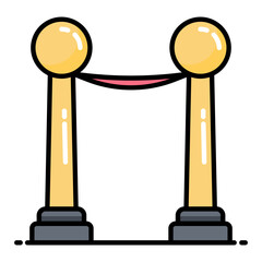 Grand Entrance Line Color Icon