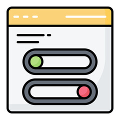 Button Assets Line Color Icon